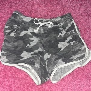 Gray Camo Shorts